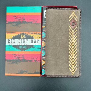 Red Dirt Hat Co Genuine Leather Rodeo Wallet